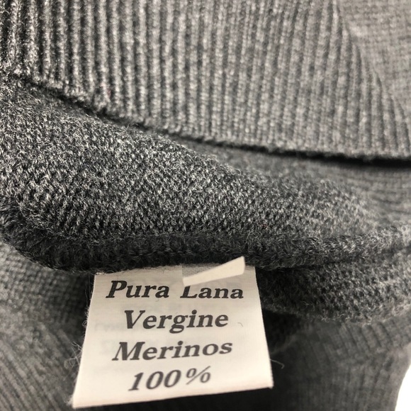 Italian wool vtg sweater dad grandpa hipster - Picture 4 of 8